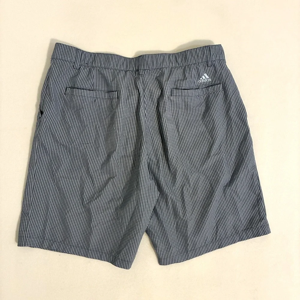 Adidas Ultimate365 Golf Shorts Mens Size 38 Comfort Waist Check Logo Performance